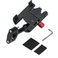 thumbnail image 2 of Soporte De Teléfono Para Manillar, Soporte De Teléfono Para Bicicleta De Aleación De Aluminio, Alta Estabilidad Duradera Fuerte Para Ciclismo ANGGREK Bike Phone Holder, 2 of 8