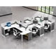 thumbnail image 1 of Customized desk creative designer screen workstation combined office desk and chair My Lux Decor Round, 1 of 21