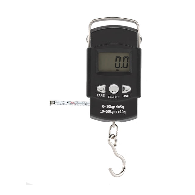 Báscula digital portátil, 50 KG/10 G, báscula electrónica portátil LCD, báscula digital KG, la mejor en su clase