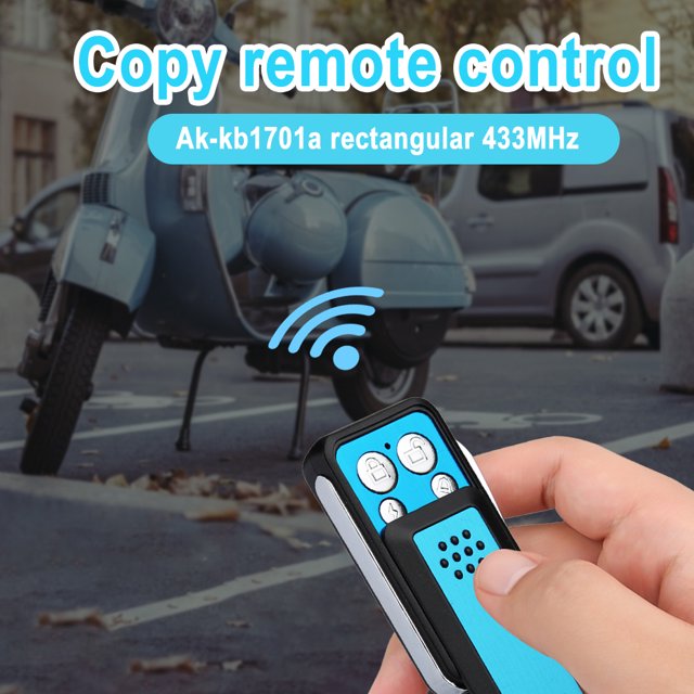 Copia Mando a Distancia Inalámbrico de 4 Canales para Puerta Eléctrica de Garaje (433Mhz)