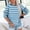 Sky Blue, variant on Titcea Sweatshirt for Women Oversized Long Sleeve Crew Neck Striped Print Sweatshirts with Pockets Loose Comfort Casual Pullover Sweaters