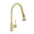 thumbnail image 2 of Nouvet Single Handle, Pull-Down Kitchen Faucet in Brushed Gold, 2 of 11