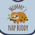 thumbnail image 4 of Inktastic Mommys Nap Buddy Sloth Boys or Girls Baby Bib, 4 of 4