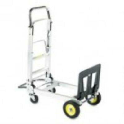 - Safco HideAway Convertible Truck, 400lb Capacity, 15 1/2 x 43 x 36, Aluminum