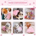 thumbnail image 4 of XiHAMA Dog Dresses, Fashion Pet Dog Clothes, Striped Mesh Puppy Dogs Princess Dresses, 4 of 9