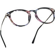 LifeArt Blue Light Blocking Glasses, Anti Eyestrain, Computer Reading Glasses, Gaming Glasses, TV Glasses for Women Men, Anti Glare (Floral, +2.50 Magnification)