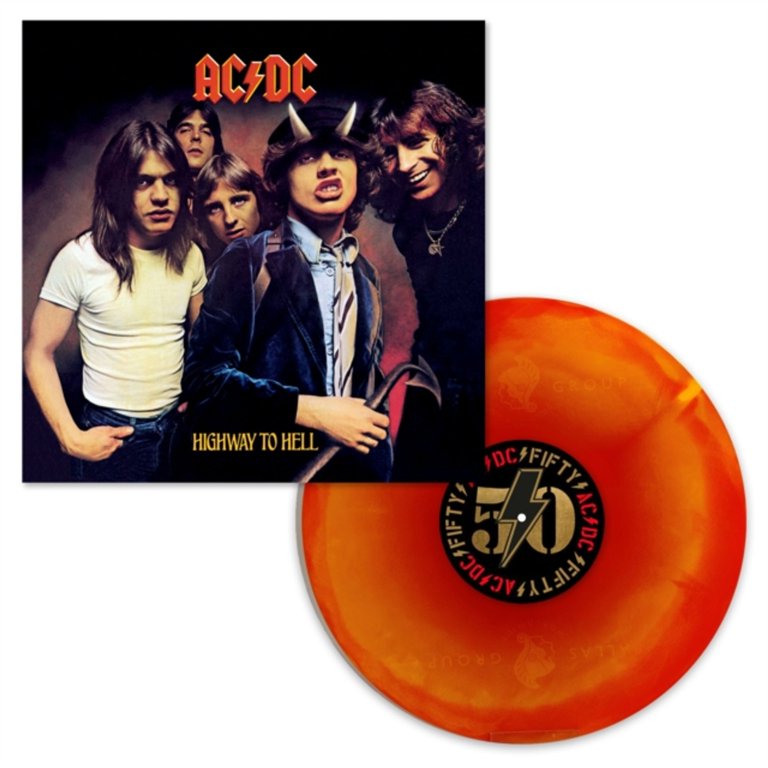 High Voltage (180G) & Highway To Hell (Orange Blend LP Vinyl