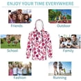 thumbnail image 5 of Lsque Tulips Flowers Patten Youth Hoodie Sweatshirt Pullover with Kangaroo Pocket Boys and Girls Hoodie Warm Hoodie for Kids-X-Large, 5 of 6