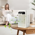 thumbnail image 3 of WEIWEIGG Car Portable Air Conditioner, Rechargeable Mini Portable Cool Air Spray, Personal Cooling Fan , Small Room Air Conditioners for Bedroom, Office, Outdoor,White, 3 of 7