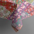 thumbnail image 6 of Pioneer Flower Floral Print Pattern Rectangle Tablecloth 60"x120",Waterproof Polyester Rectangle Table Cloth, Wipeable Spillproof Polyester Tablecloth for Dining, Camping, Indoor and Outdoor, 6 of 6