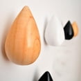 thumbnail image 2 of Grandest Birch Creative Wooden Decorative Water Drop Wall Mounted Bedroom Coat Hook Hanger Water Drop Shape Wall Mounted Bedroom D, 2 of 6