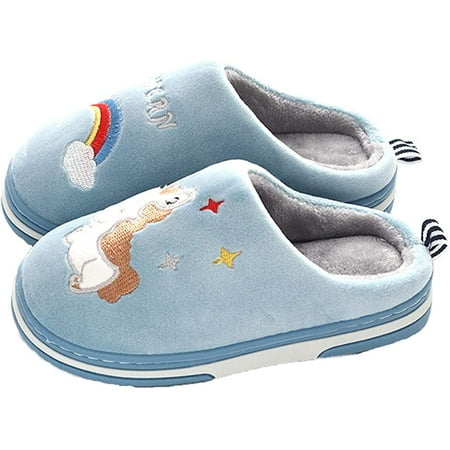 

Gai Kids Cotton Indoor Slippers House Shoes Anti-Slip Winter Comfort Warm Soft