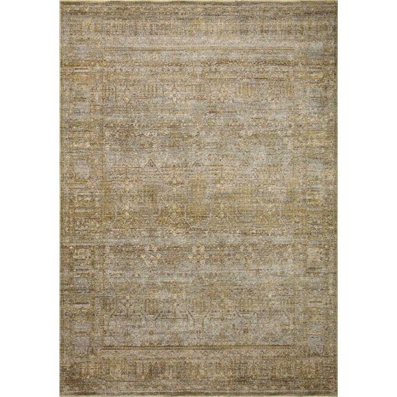 Jean Stoffer x Loloi Bradbury Dove / Gold 5' x 7'-10" Area Rug