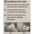 thumbnail image 5 of Medela Spare Breast Pump Membranes, Compatible with Medela Pump in Style Advanced, Swing, and Harmony, 6-Pack, 5 of 7