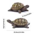 thumbnail image 7 of Synthetic Resin Turtles Statue Garden Ornament-Garden Statues Turtle Outdoor Ornament For Yard Patio Deck Deocr, 7 of 7