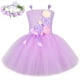 thumbnail image 3 of Vestido tutú Isabella para niñas con flores de lavanda, ropa de Halloween, disfraz de princesa con encanto para niños, vestidos de fiesta de carnaval elegantes, 3 of 5
