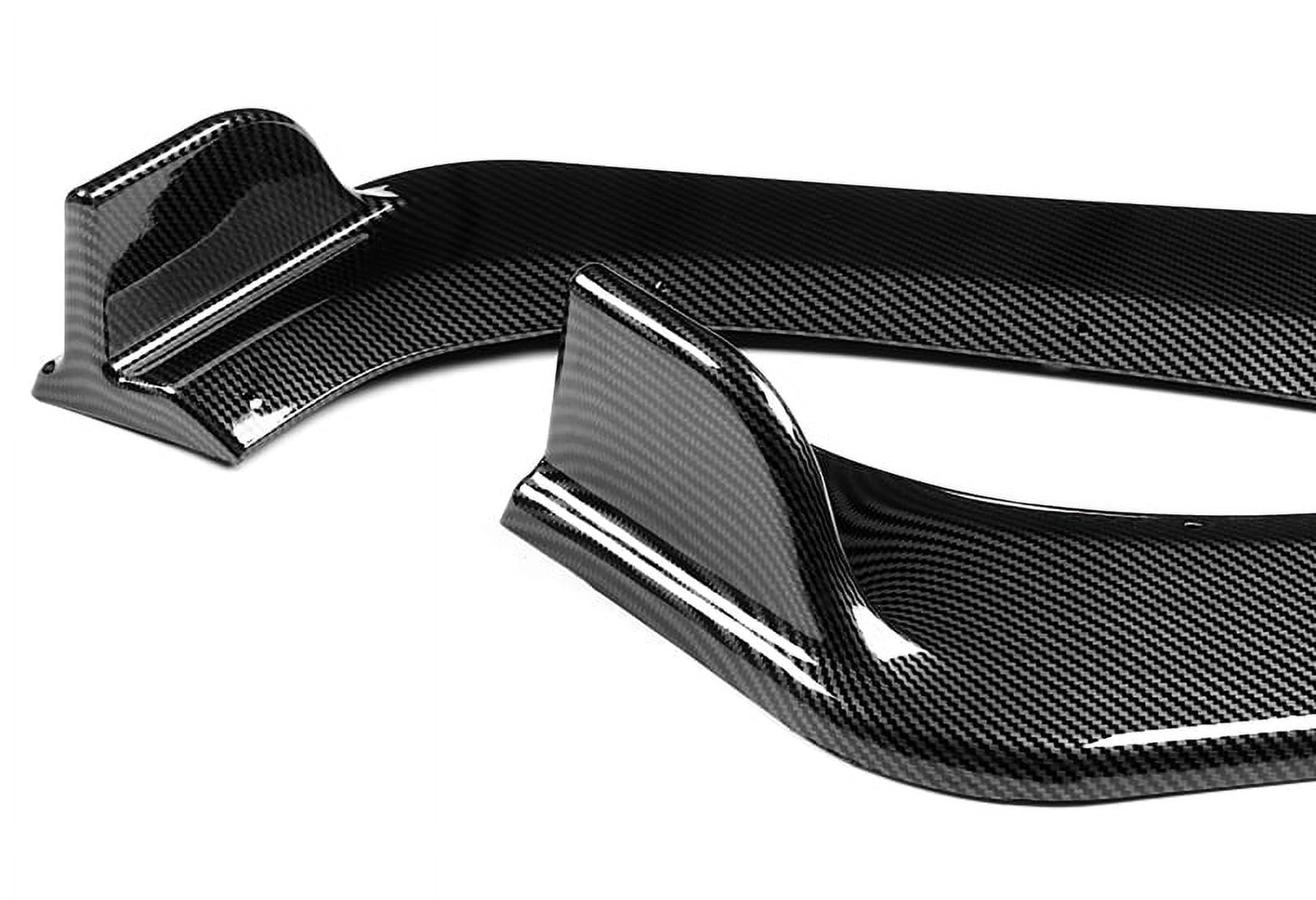 For 2009-2011 BMW E90 Sedan 3-Series Carbon Look Front Bumper Body Kit Lip 3pcs
