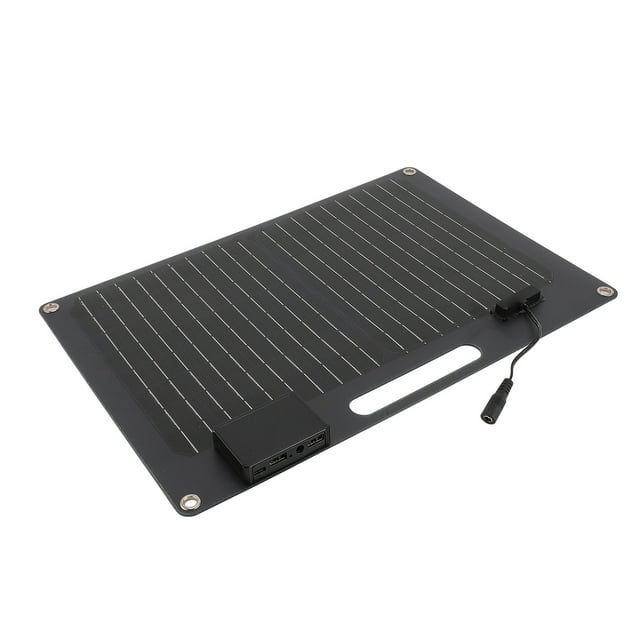 100W Solar Panel, High Efficiency 2 USB Outputs Portable Solar Panel Charger for RV Boat Trip