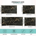 thumbnail image 2 of Luxury Black Gold Marble Plush Pillow Cases Body Size Ultra Soft Warm Pillowcases with Zipper 20"x54", 2 of 9