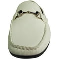 thumbnail image 5 of Masimo Mens Faux Leather Driving Shoes Adult Male Slip on Loafers White 8, 5 of 7