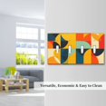 thumbnail image 5 of Colorful Abstract Vibrant Geometric Shape Curve Switch Cover Decorative Wall Plate / 4-Gang 4-Toggle / Standard Size 4.5x8 in, 5 of 5