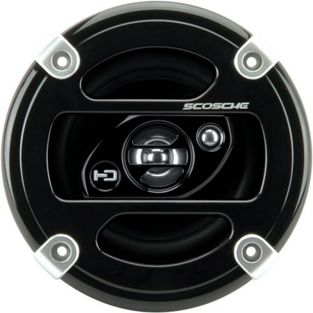 Scosche HD4003 - 4" 3-Way, Car Speakers Car Speakers (Pair)