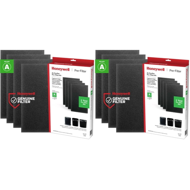 Purificador de aire Honeywell HRF-A300, prekit de filtro, juego de 4 piezas, 2 unidades