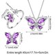 thumbnail image 4 of Fiudx Conjunto de Joyas de Mariposa, Elegante Collar con Colgante de Plata 925, Pendientes y Anillo Deslumbrantes, Belleza Atemporal con Circonitas Aaa+, Regalo para Bodas U Ocasiones Especiales, Per, 4 of 6