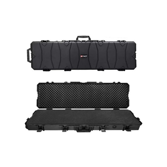 Eylar Intact 54in Stacker Series Hard Roller Rifle Case w/Foam, Black