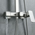 thumbnail image 3 of Exposed Pipe Shower System Set Combo, 3-Functional Exposed Shower Fixtures with Brass Valve, 3 of 5
