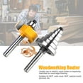 thumbnail image 4 of Est Acheter Routeur Bit - 1/2 "H - 1/4" Tige Feutre Routeur Bit avec 7 Roulements Fixés pour Bois Massif Panneau de Particules de Contreplaqué, 4 of 8