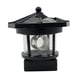 thumbnail image 1 of Luz solar LED decorativa giratoria para patio y césped al aire libre. Negro, 1 of 7