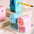 thumbnail image 4 of Jesscasday Manual Pencil Sharpener with Container Auto Feeding In Single Hole Sharpener Fit for 7.3-8.0MM Wood Pencil Sketch Penci, 4 of 12