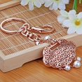 thumbnail image 7 of Key Chains for Car Keys, Cute keychain, Chinese Style Creative Alloy Longevity Lock Keychain for Bless Peace, Sturdy Rhinestone Keychain is A Perfect Gift for Your Friends, Families, or Children, Red, 7 of 7