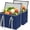 Blue, variant on XL Insulated Grocery Bags (2-Pack) - Cooler Bags with Hard Bottom Insert, Stands Upright, Washable