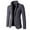 Grey, variant on Vedolay Blazer Jackets for Men Business Casual Blazer Work Office Coats 2023 Grey,2XL