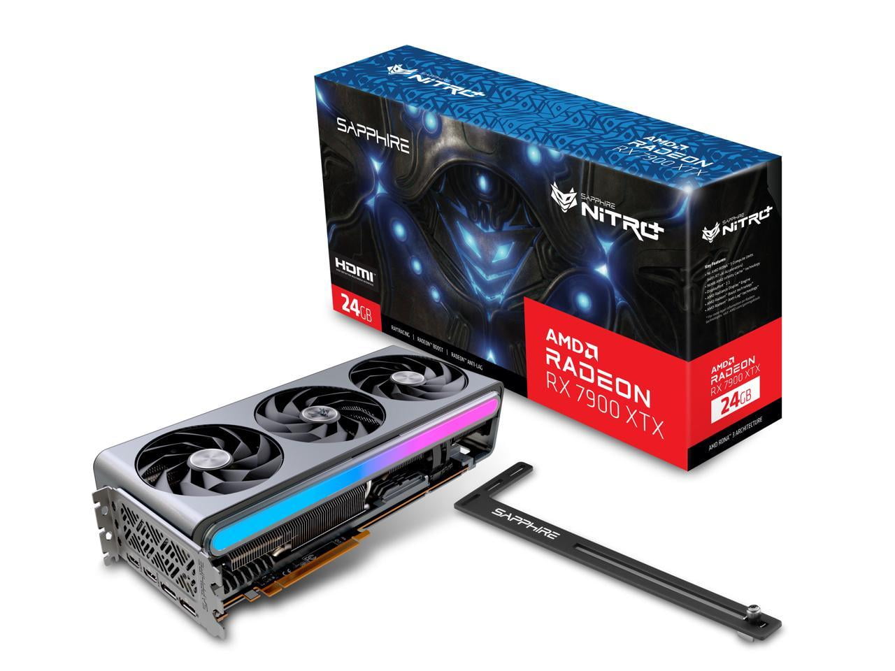 SAPPHIRE NITRO Radeon RX 7900 XTX 24GB GDDR6 PCI Express 4.0 x16 ATX Video  Card 11322-01-40G