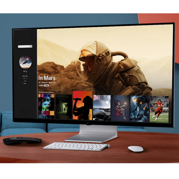 LG 42.5 inch WIDE 4K HDR IPS Smart Monitor 43SQ700S with Built-in