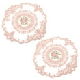 thumbnail image 4 of EeaseCA 2pcs Lace Placemats Cups Mats Table Mats Photo Props Mug Mats for Home, 4 of 8