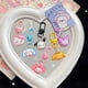 thumbnail image 4 of Lindo llavero Sanrio Hello Kitty melodía dulce Kawaii auricular funda bolsa colgante Pochacco exquisito llavero para niña regalo joyería, 4 of 4