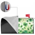 thumbnail image 4 of St Patricks Day Shamrock Mailbox Covers Magnetic Standard Size 21x18 Inch Green Four Leaf Clover Spring Holiday Post Letter Box Cover for Outdoor Garden Yard Decor, 4 of 8