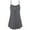 Gray, variant on Lindreshi Tank Tops for Women Plus Size Women Summer Loose Button V Neck Cami Tank Tops Vest Blouse