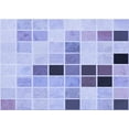 thumbnail image 1 of Ahgly Tapis Rectangulaire Lavable en Machine Intérieur Transitionnel Violet Pervenche, 7 Pieds x 10 Pieds, 1 of 7