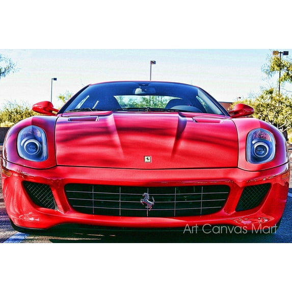 Ferrari 599- CANVAS OR FINE PRINT WALL ART