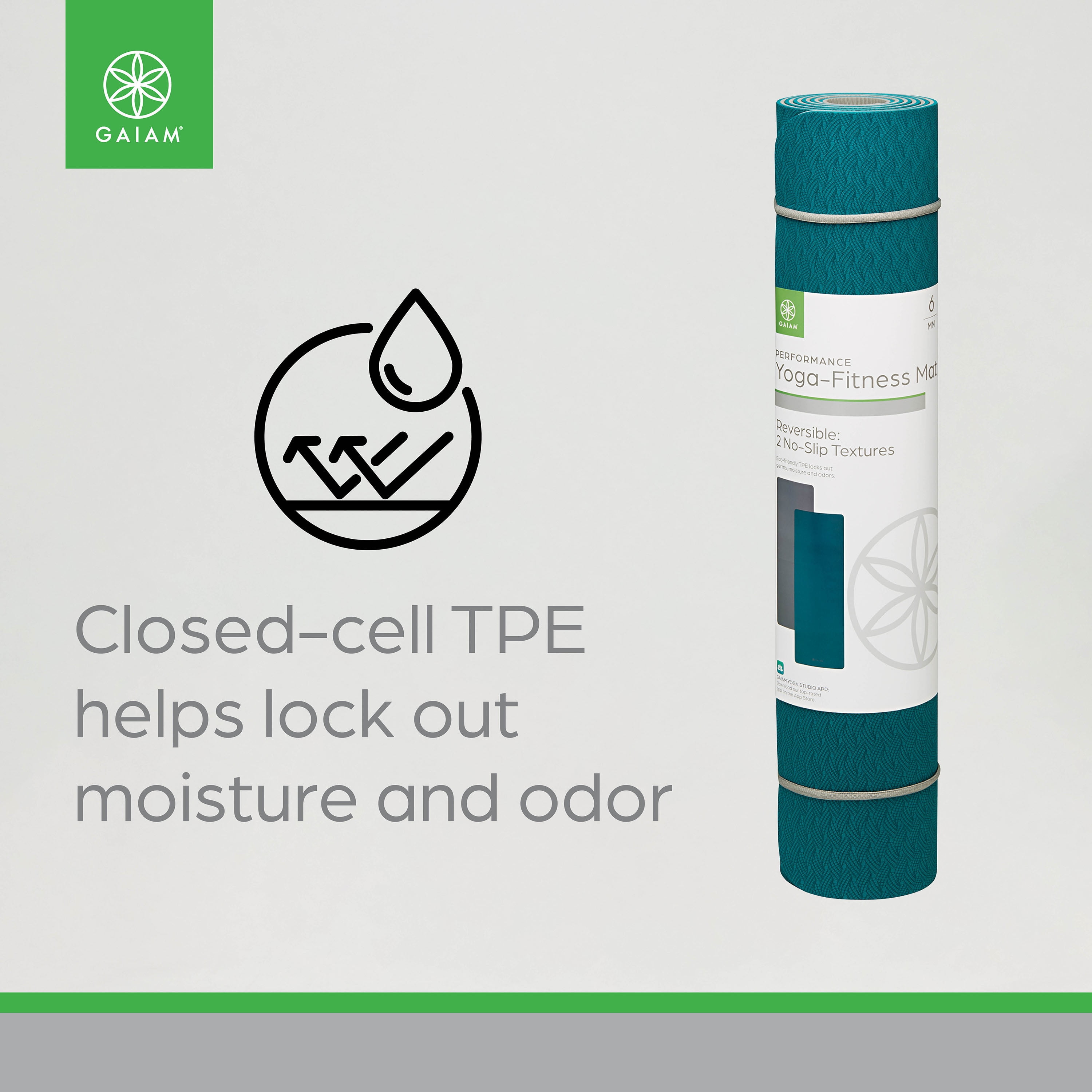 Buy Gaiam Evolve Yoga Mat 6mm Thickness at Ubuy Zambia