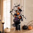 thumbnail image 7 of AURIGATE Mini Halloween Tree, Black Gothic Tabletop Berry Pumpkin Tree for Home Mantel Decor, 7 of 7