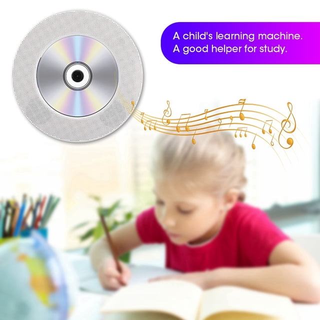 ABS Material Clock/Alarm,, CD Player, Music CD PlatedMusic Player,yer, For Home Bedroom Hotel Restaurants
