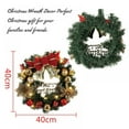 thumbnail image 3 of Christmas Wreath with LED Lights, Artificial LED Christmas Wreath with Pinecones Red Berries15.7" Prelit Xmas Home Door Decoration, 3 of 8