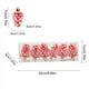 thumbnail image 3 of mfyjkho Adornos Navideños De Plástico Con Forma De Piña, Con Diseño Pintado, Para Decoración Navideña, 7 X 4 Cm., 3 of 6