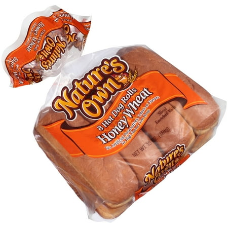 Nature's Own® Honey Wheat Hot Dog Rolls 8 ct Bag